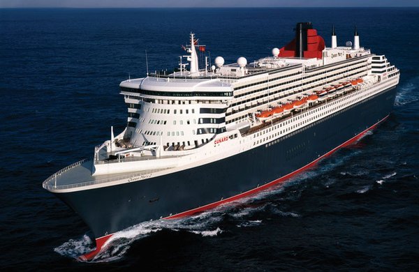 Queen Mary 2 – Die Queen Mary 2 in der Aussenansicht