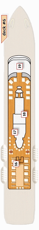 Deckplan Deck #6 – SeaDream II