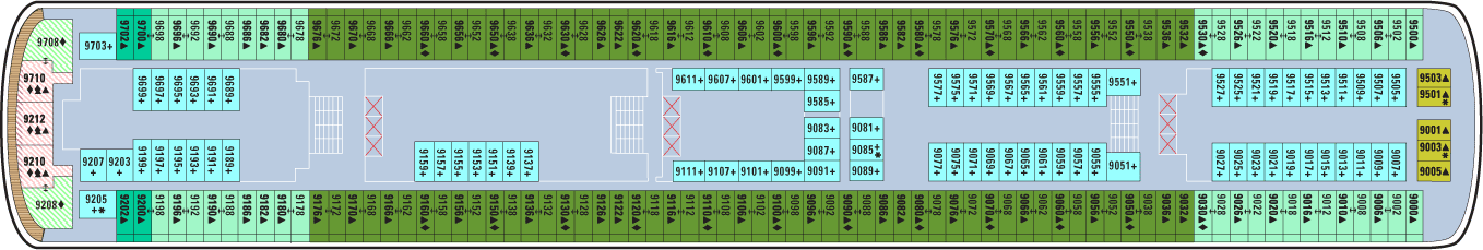 Deckplan Deck 09 – Norwegian Spirit