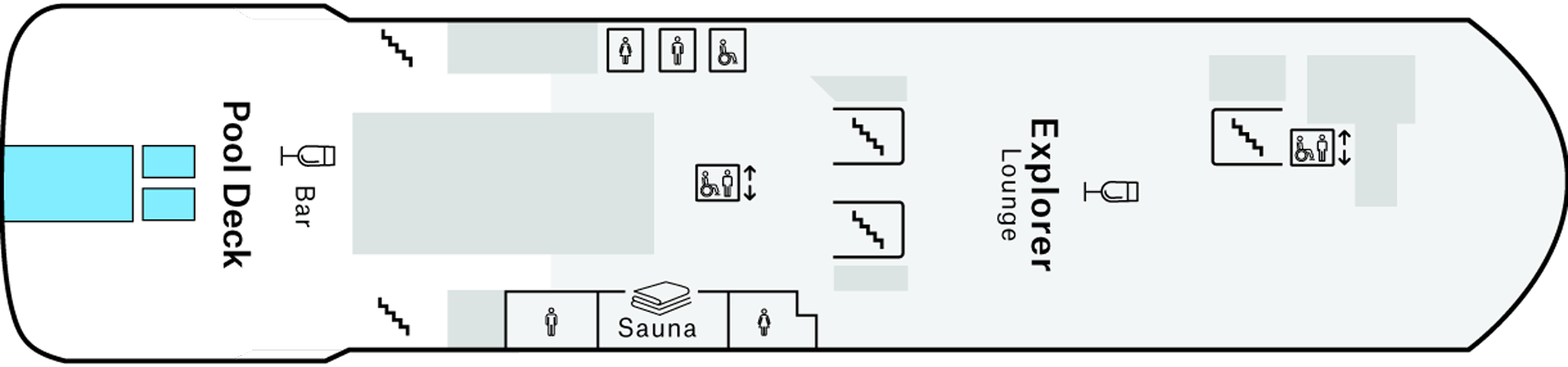 Deckplan Deck 10 – Roald Amundsen