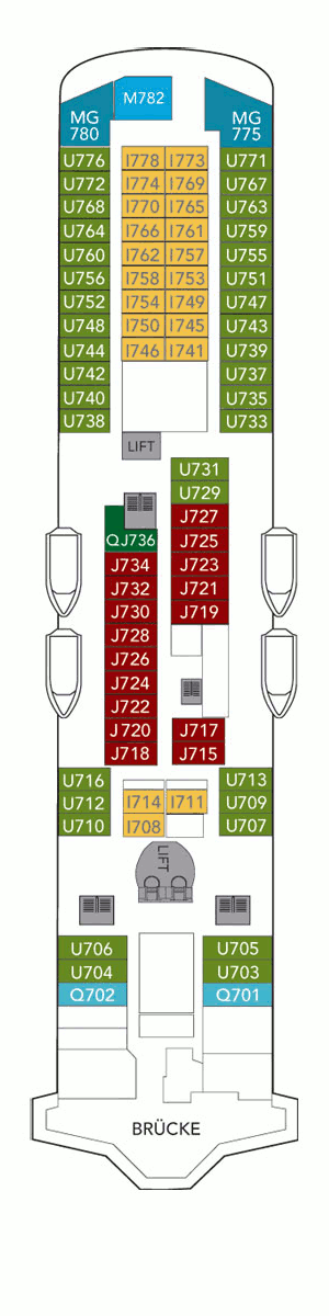 Deckplan Deck 7 – Trollfjord