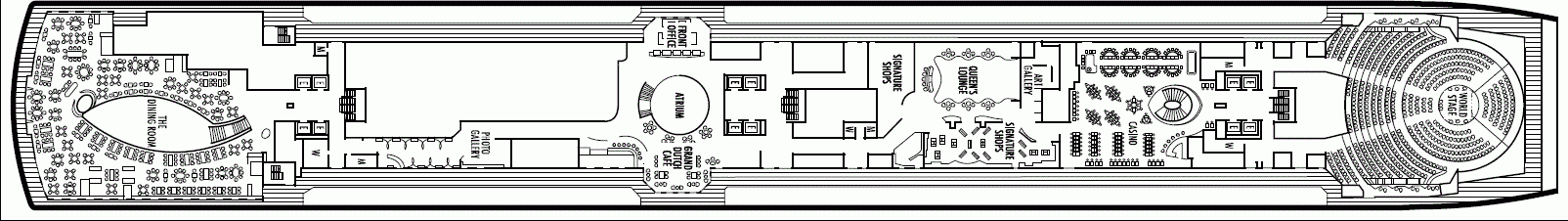 Deckplan Deck 3 Promenade Deck – Koningsdam