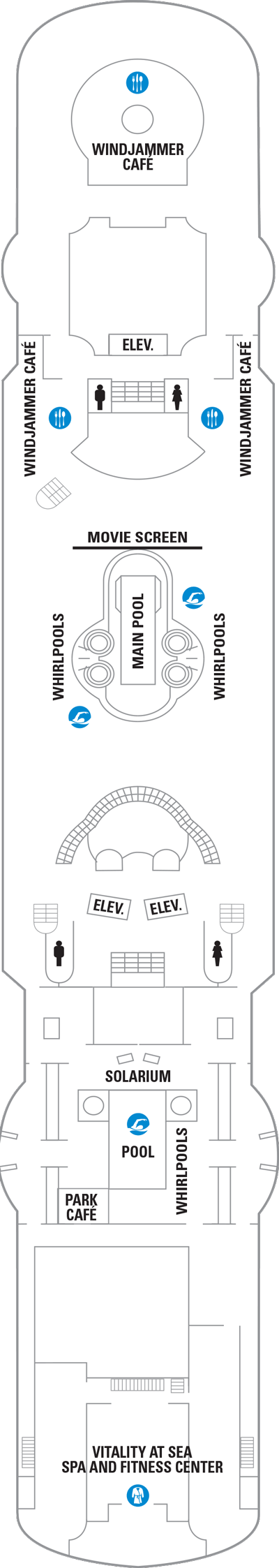Deckplan Deck 9 – Vision of the Seas