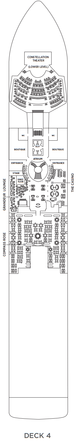 Deckplan Deck 4 – Seven Seas Grandeur