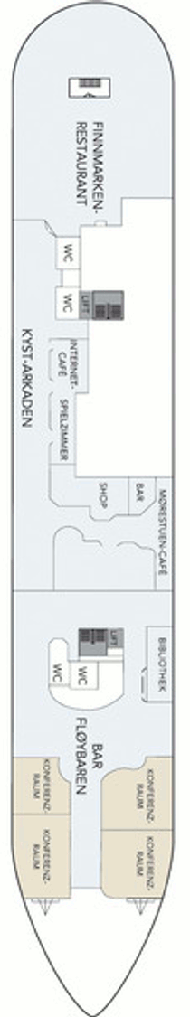 Deckplan Deck 3 – Midnatsol