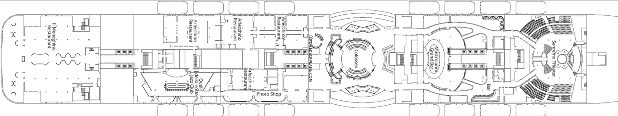 Deckplan Deck 06 – Costa Smeralda