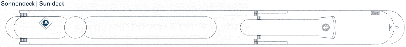 Deckplan Sonnendeck – Viva Unique