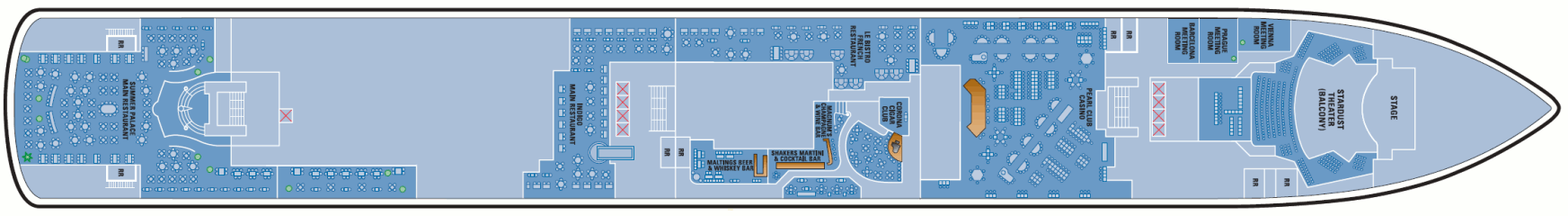 Deckplan Deck 06 – Norwegian Gem
