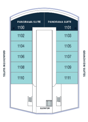Deckplan Deck 11 – Azamara Quest