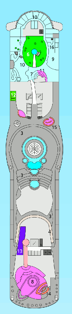 Deckplan Deck 12 – AIDAdiva