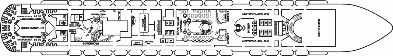 Deckplan Atlantic Deck – Carnival Magic