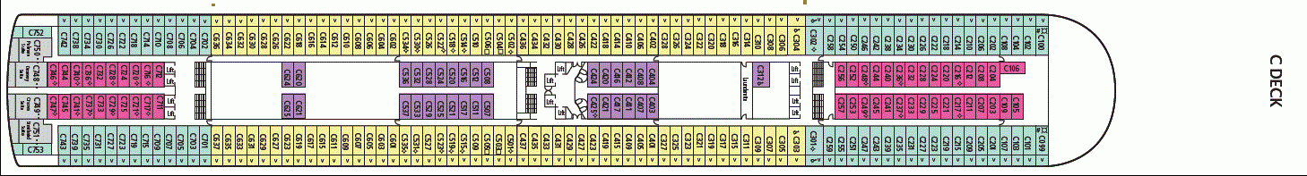 Deckplan C Deck – Azura