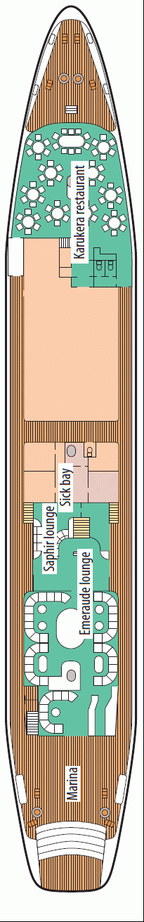 Deckplan Saint Barth Deck – Ponant