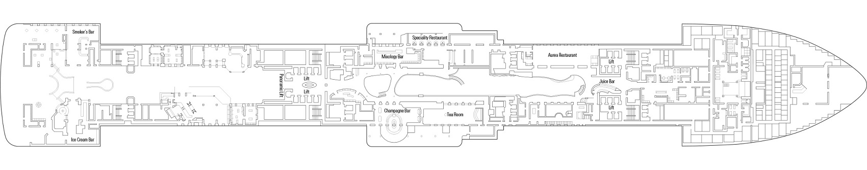Deckplan Deck 8 - Madrid – MSC World Europa