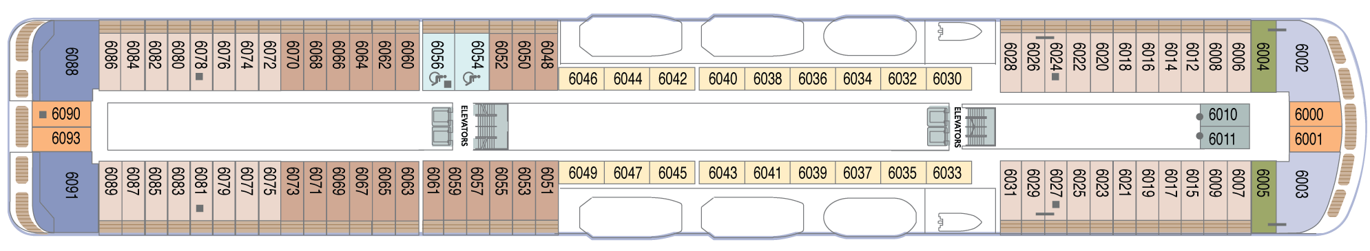 Deckplan Deck 6 – Azamara Quest