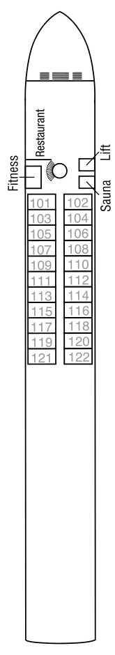 Deckplan Neptundeck – Alina