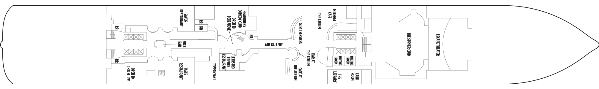 Deckplan Deck 06 – Norwegian Escape