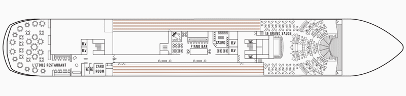 Deckplan Deck 5 – Paul Gauguin