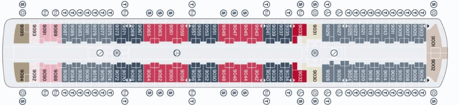 Deckplan Deck 9 – Explora I