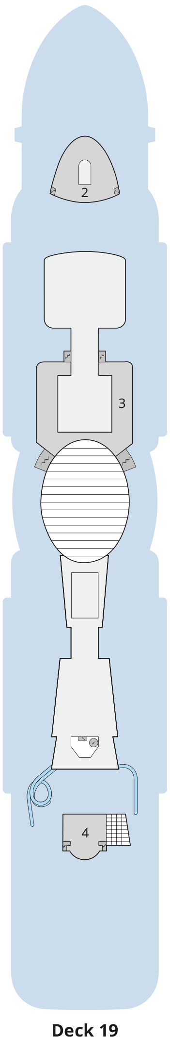 Deckplan Deck 19 – AIDAcosma