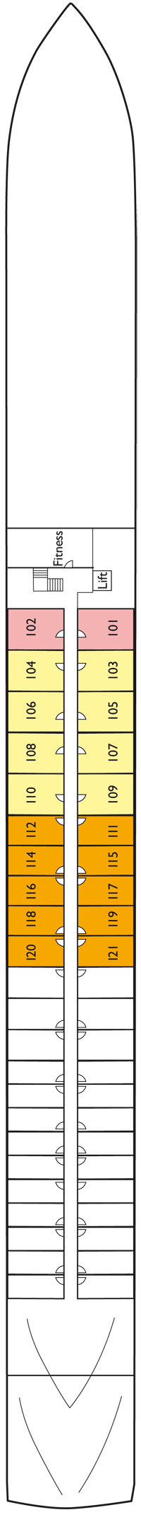 Deckplan Accademia – Lady Diletta