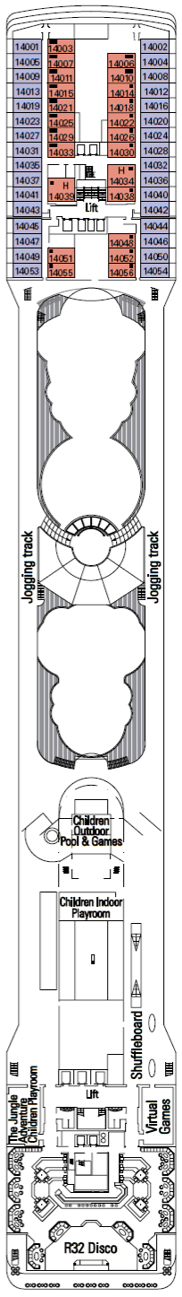 Deckplan Chitarra – MSC Orchestra