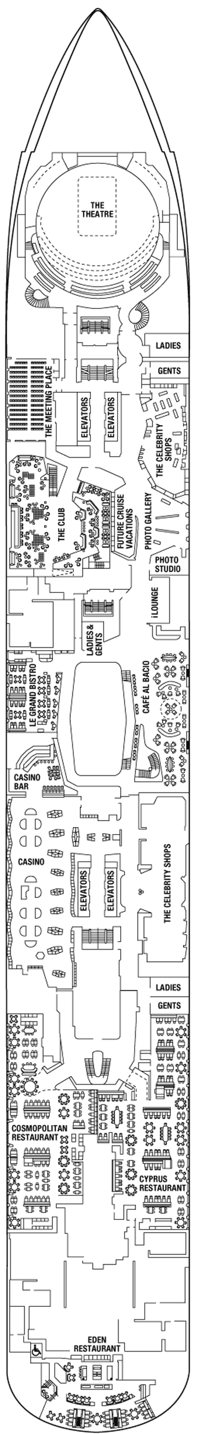 Deckplan Deck 04 – Celebrity Edge