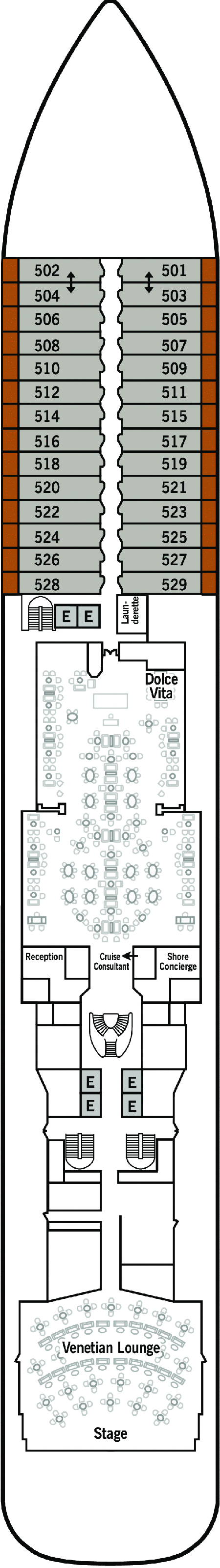 Deckplan Deck 5 – Silver Moon