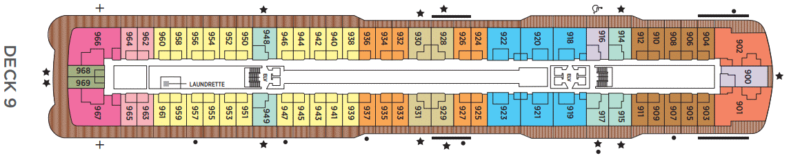 Deckplan Deck 9 – Seven Seas Grandeur