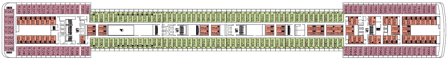Deckplan Dannunzio – MSC Poesia