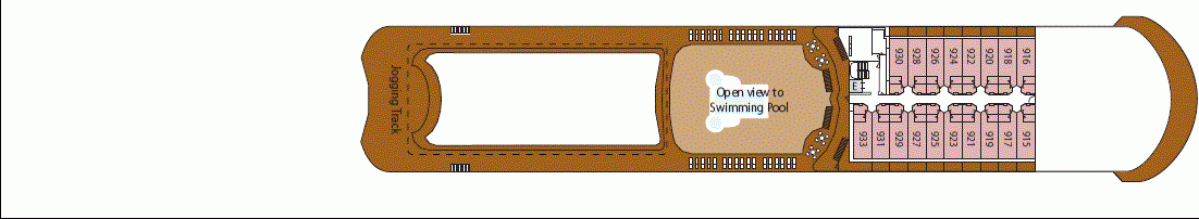 Deckplan Deck 9 – Silver Shadow