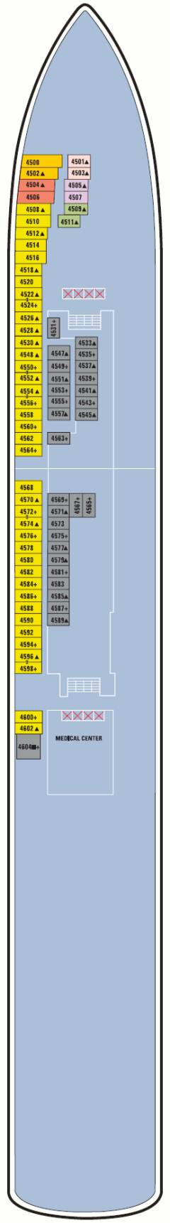 Deckplan Deck 04 – Norwegian Jewel