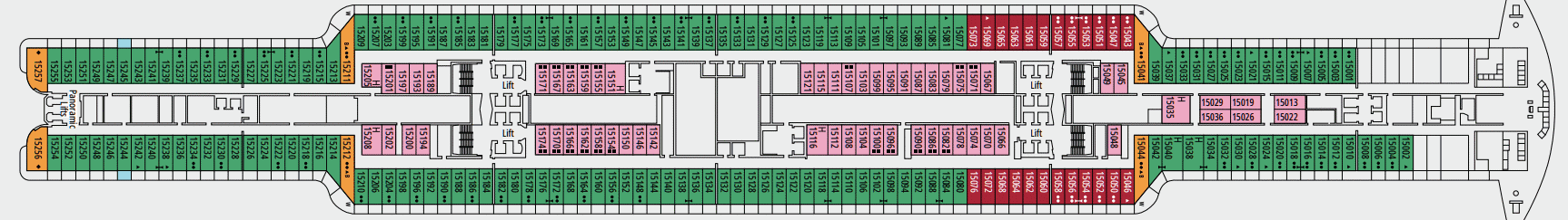 Deckplan 15 Okinawa – MSC Seascape