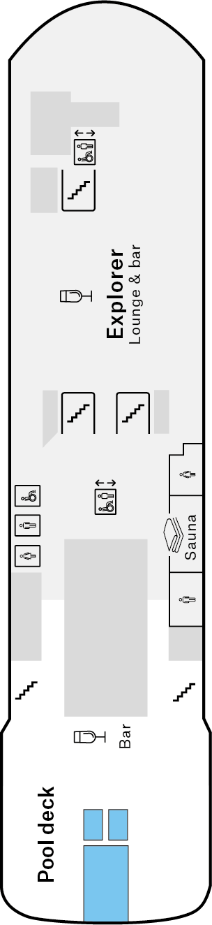 Deckplan Deck 10 – Fridtjof Nansen