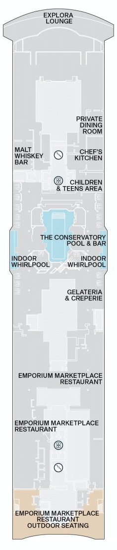 Deckplan Deck 11 – Explora II