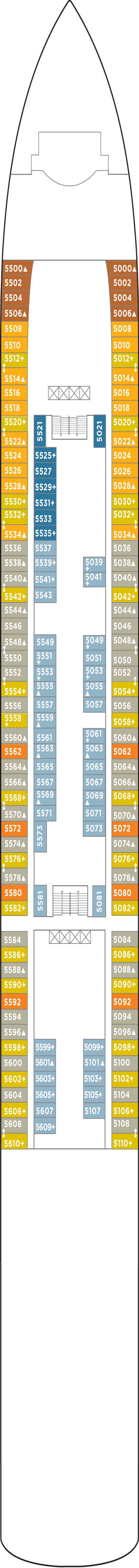 Deckplan Deck 05 – Norwegian Jade