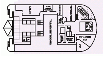Deckplan Sun Deck – Carnival Magic