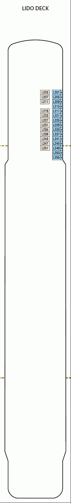 Deckplan Lido Deck – Britannia