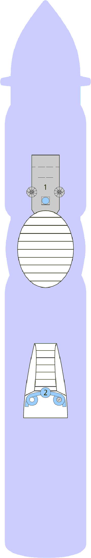 Deckplan Deck 18 – AIDAprima