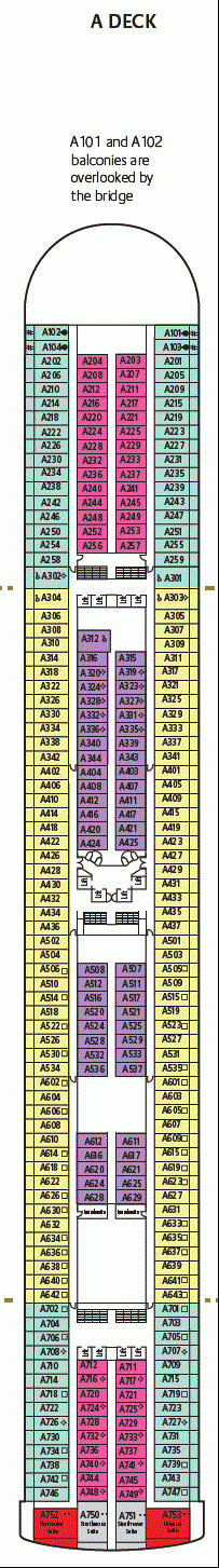 Deckplan A Deck – Azura
