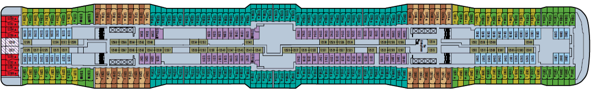 Deckplan Deck 12 – Norwegian Epic