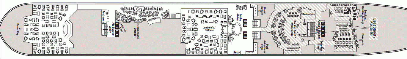 Deckplan Deck 3 – Disney Magic