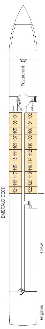 Deckplan Emerald Deck – Anesha
