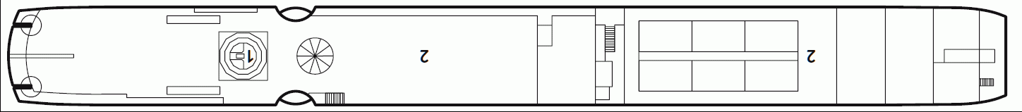 Deckplan Sonnendeck – Maxima