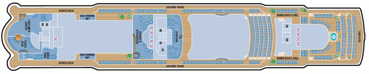 Deckplan Deck 13 – Norwegian Dawn