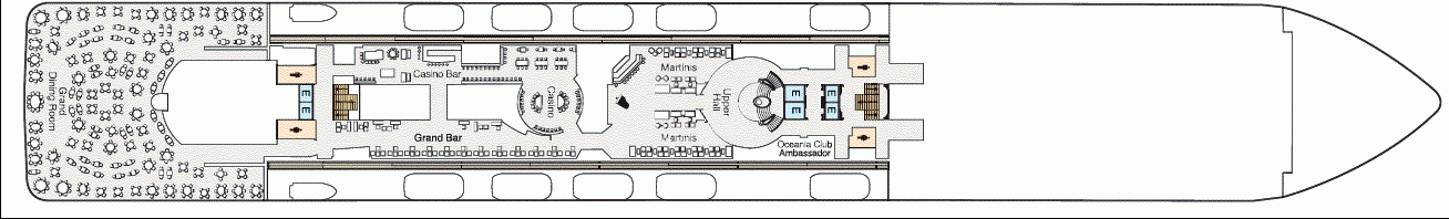Deckplan Deck 6 – Marina