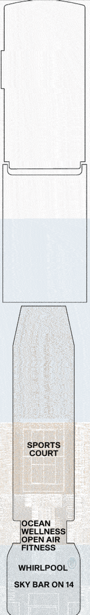 Deckplan Deck 14 – Explora III