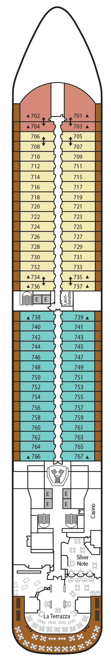 Deckplan Deck 7 – Silver Muse