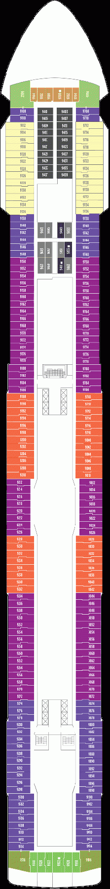 Deckplan Deck 9 – Norwegian Breakaway