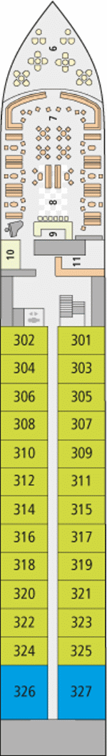 Deckplan Deck 3 – A-Rosa Alva